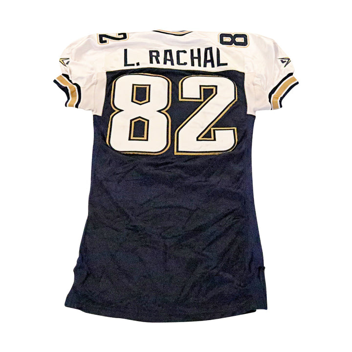 Latario Rachal LA Xtreme 2001 Game Used Home Jersey Size 48 +2
