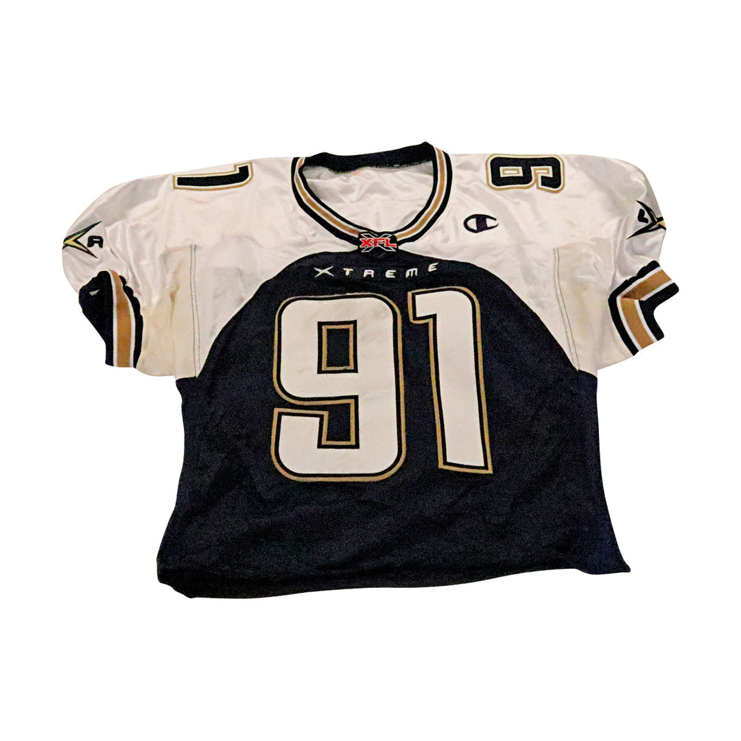 Harden LA Xtreme 2001 Game Used Home Jersey Size 54 Short