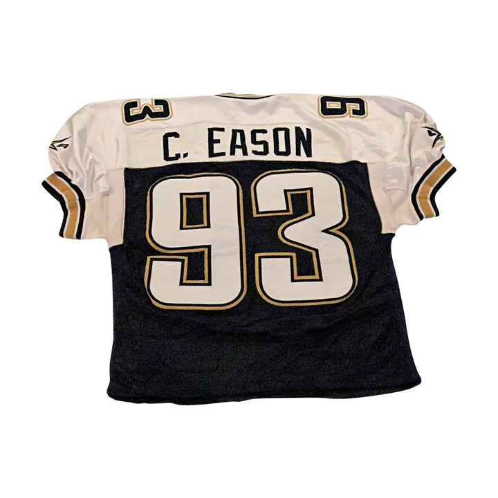 Curtis Eason LA Xtreme 2001 Game Used Home Jersey Size 52 Short