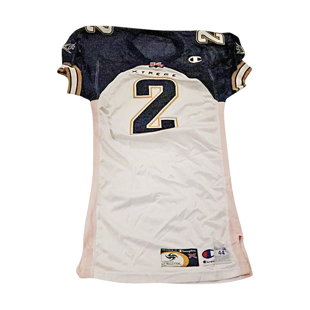 Ron Carpenter LA Xtreme 2001 Game Used Away Jersey Size 44 +2