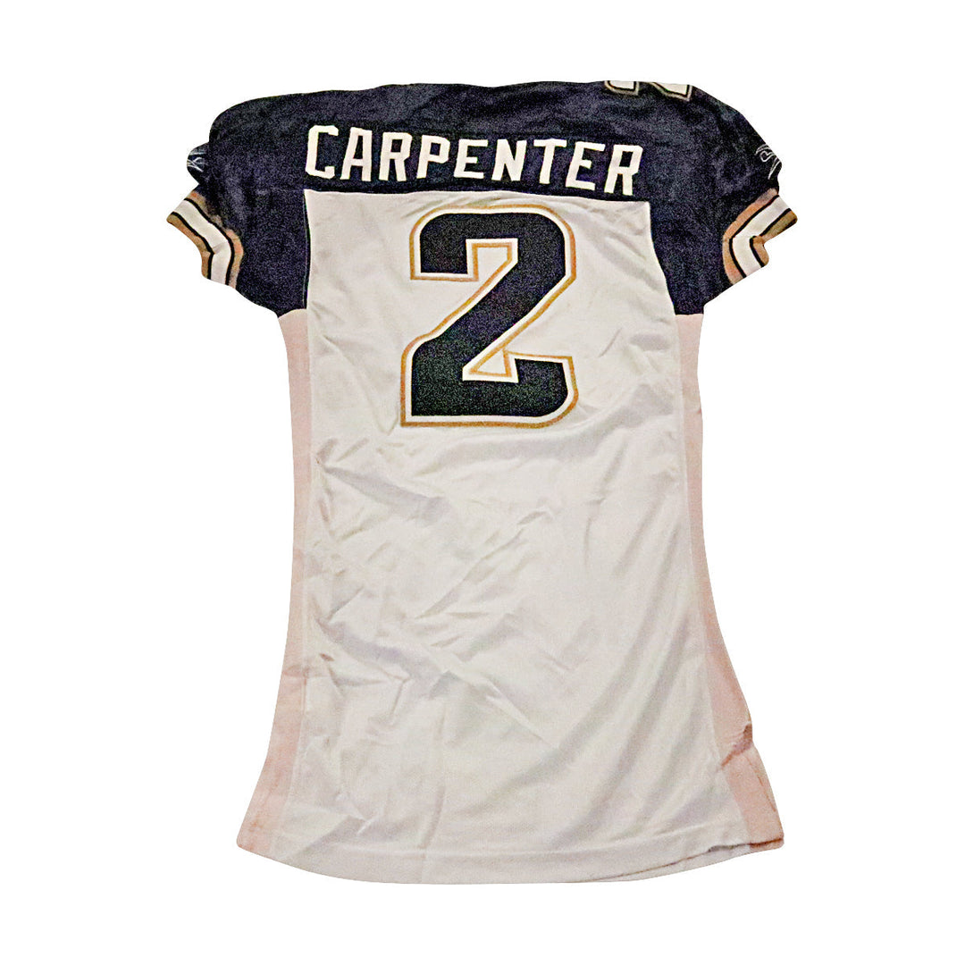 Ron Carpenter LA Xtreme 2001 Game Used Away Jersey Size 44 +2