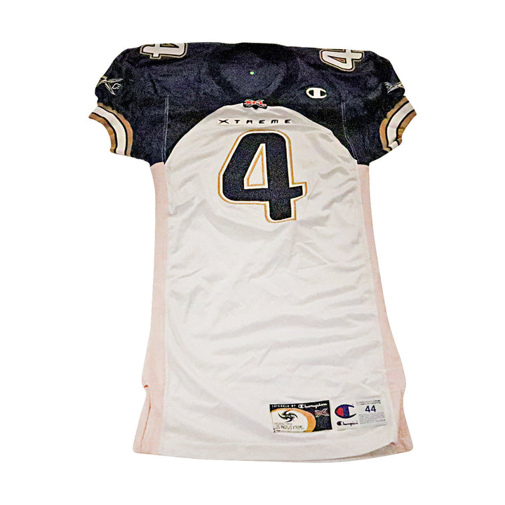 Larry Ryans LA Xtreme 2001 Game Used Away Jersey Size 44 +2