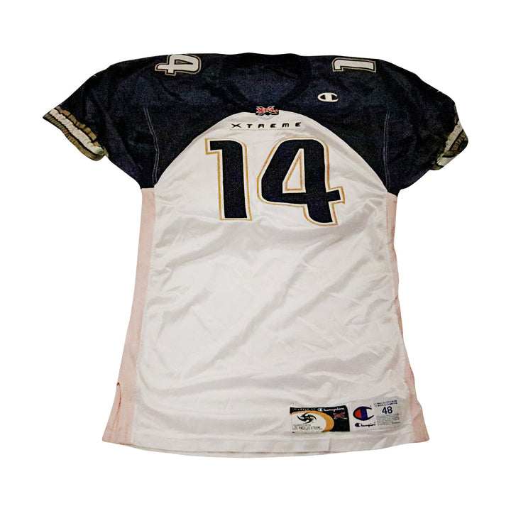 Noel Prefontaine LA Xtreme 2001 Game Used Away Jersey Size 48 +2