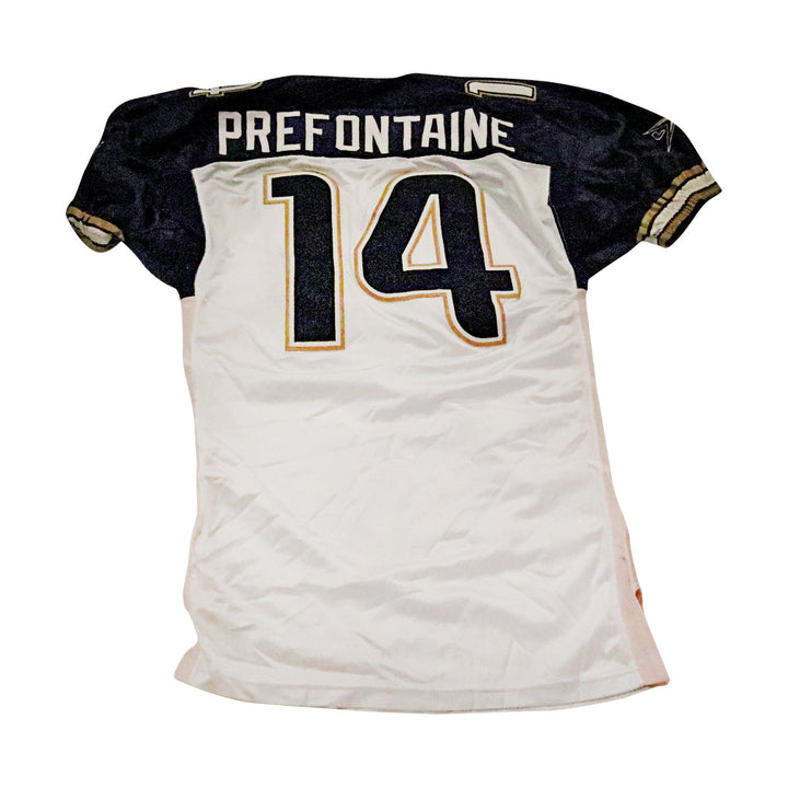Noel Prefontaine LA Xtreme 2001 Game Used Away Jersey Size 48 +2