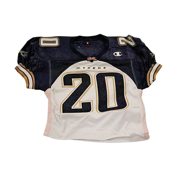 Jeff Russell LA Xtreme 2001 Game Used Away Jersey Size 48 Short