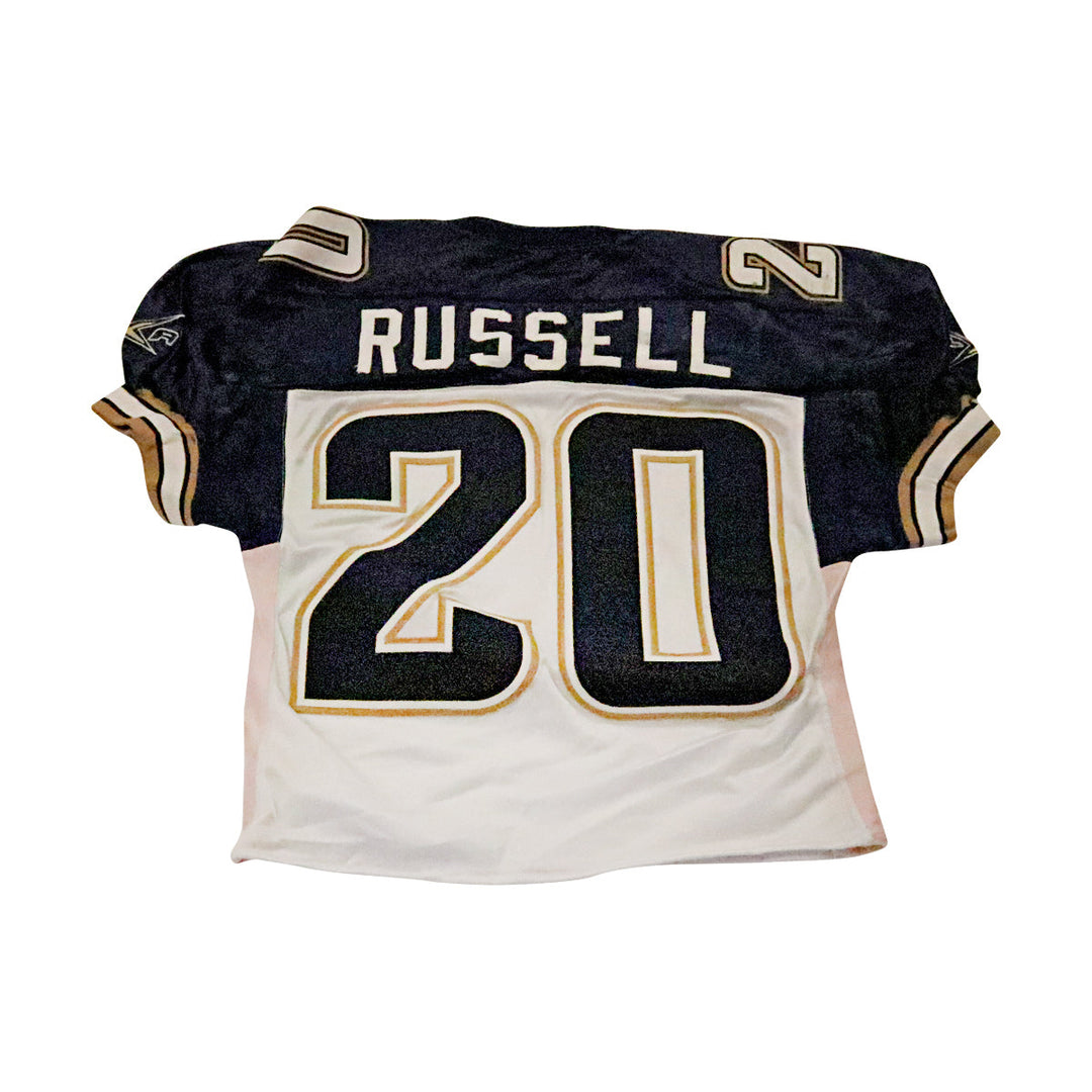 Jeff Russell LA Xtreme 2001 Game Used Away Jersey Size 48 Short