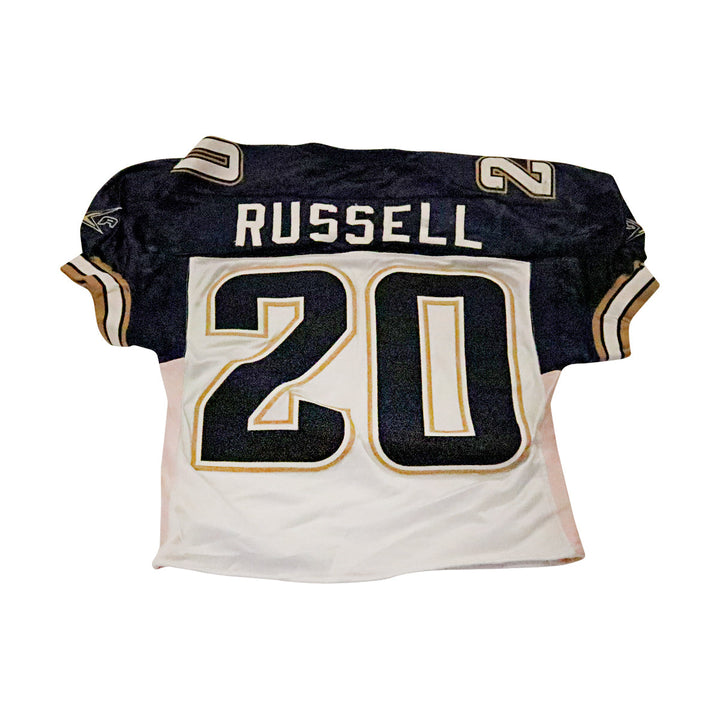 Jeff Russell LA Xtreme 2001 Game Used Away Jersey Size 48 Short