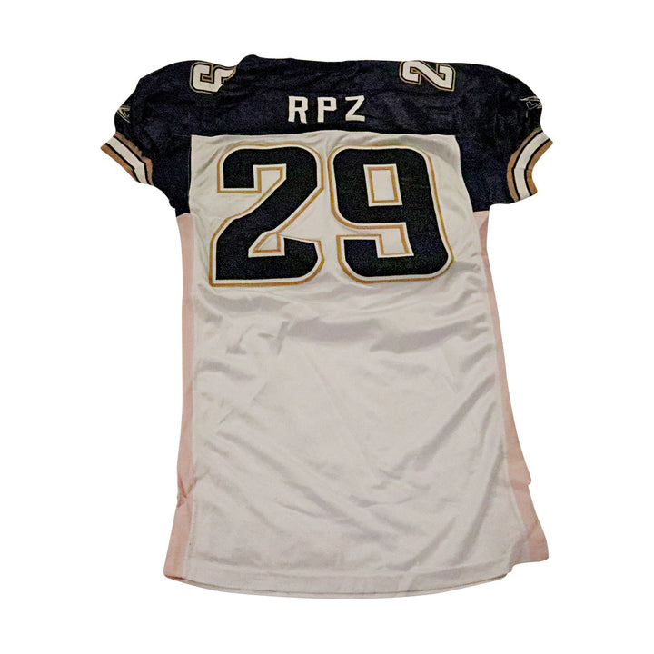 Ricky Parker "RP2" LA Xtreme 2001 Game Used Away Jersey Size 50 +2