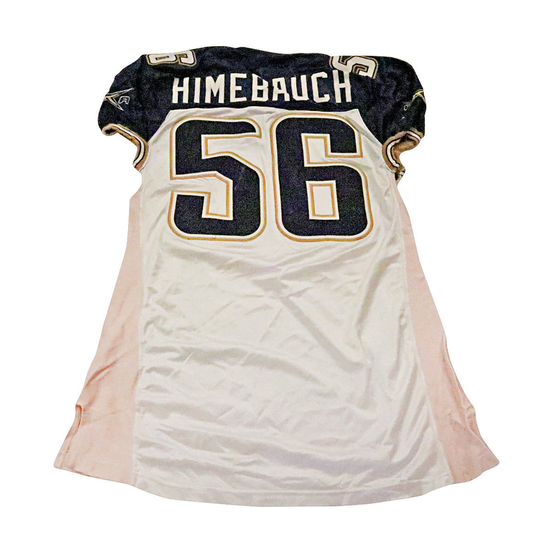 Jonathan Himebauch LA Xtreme 2001 Game Used Away Jersey Size 54 +2