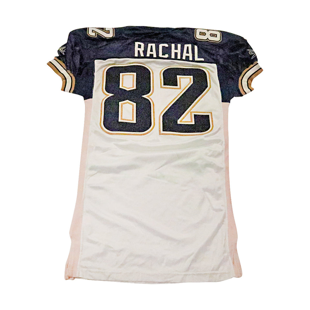 Latario Rachal LA Xtreme 2001 Game Used Away Jersey Size 48 +2
