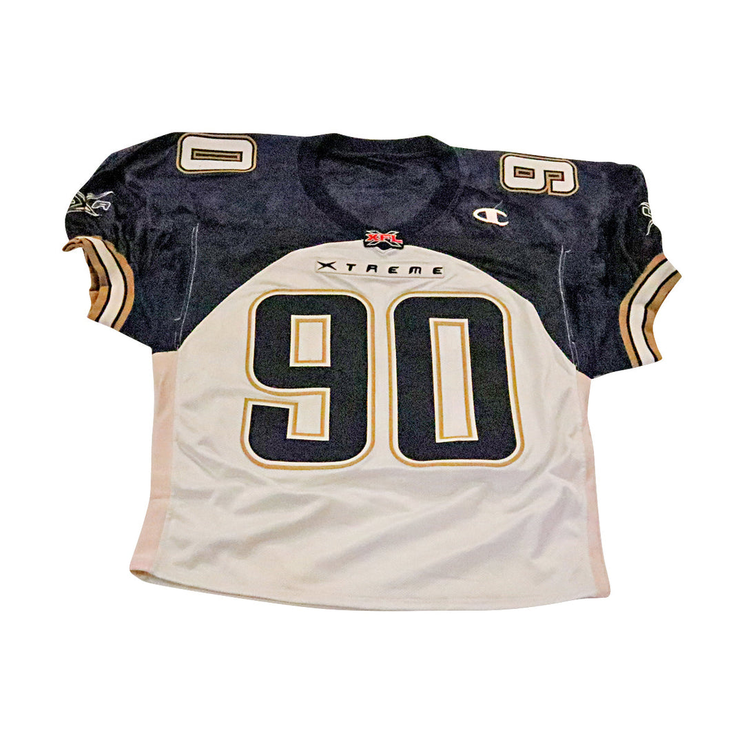 David Richie LA Xtreme 2001 Game Used Away Jersey Size 50 Short