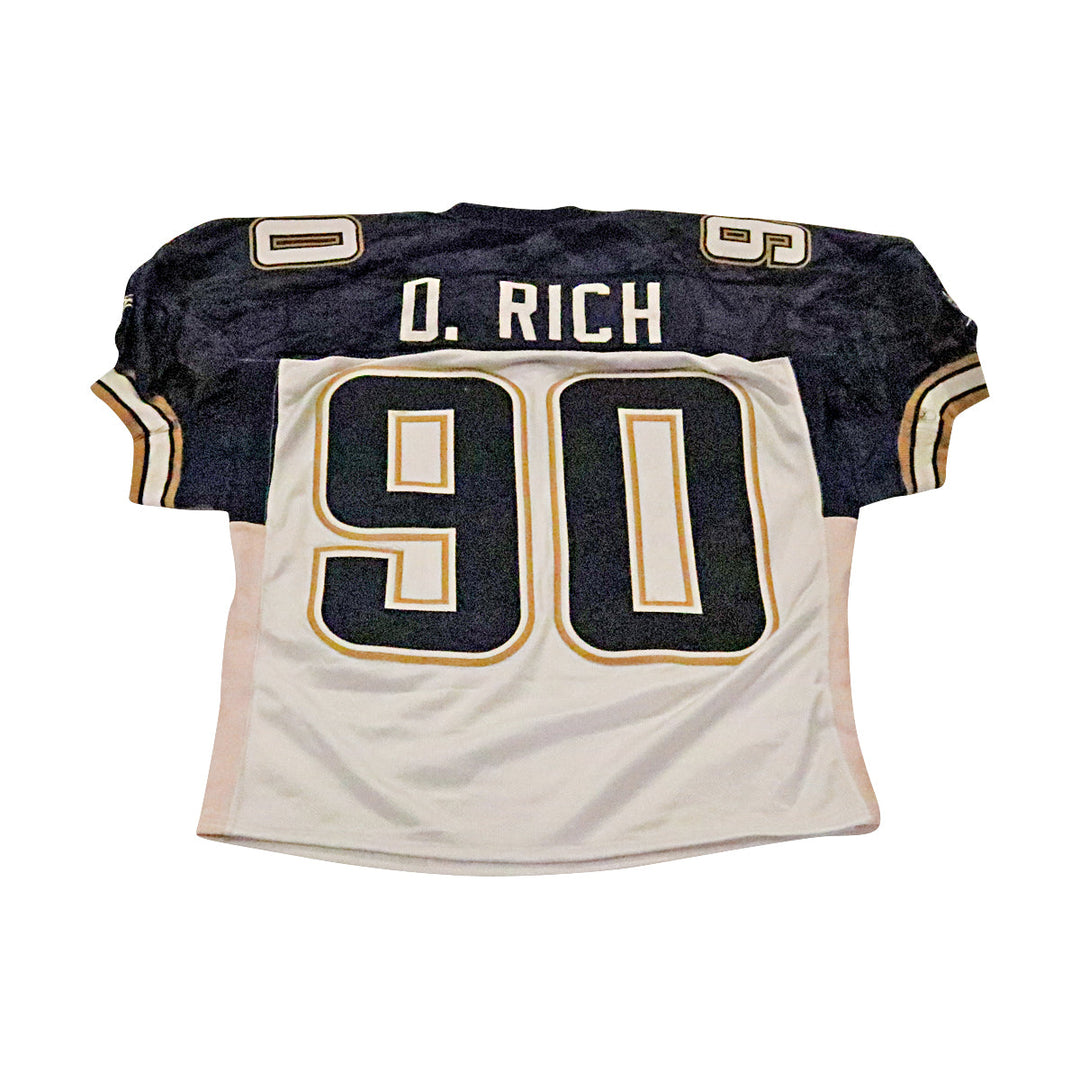 David Richie LA Xtreme 2001 Game Used Away Jersey Size 50 Short