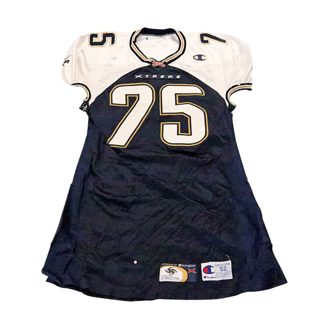 Matt Keneley LA Xtreme 2001 Game Used Home Jersey #75 Size 52 +2