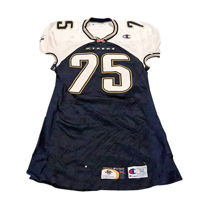 Matt Keneley LA Xtreme 2001 Game Used Home Jersey #75 Size 52 +2
