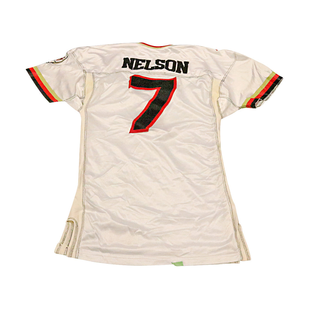 Corey Nelson Las Vegas Outlaws 2001 Game Used Away Jersey Size 46 +2