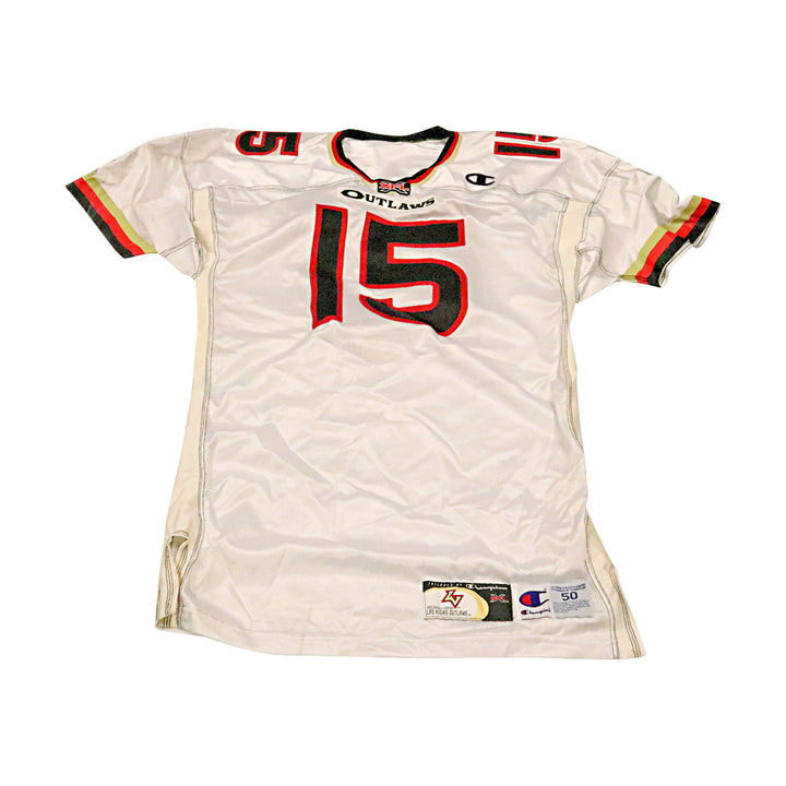 Las Vegas Outlaws 2001 #15 Team Issued Away Jersey #15 Size 50 +2