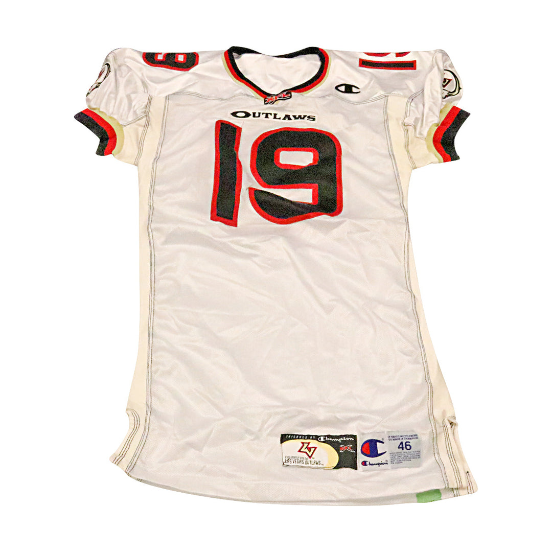 Las Vegas Outlaws 2001 #19 Team Issued Away Jersey Size 46 +2