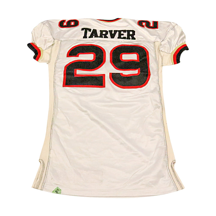 Hurley Tarver Las Vegas Outlaws 2001 Game Used Away Jersey Size 50 +2