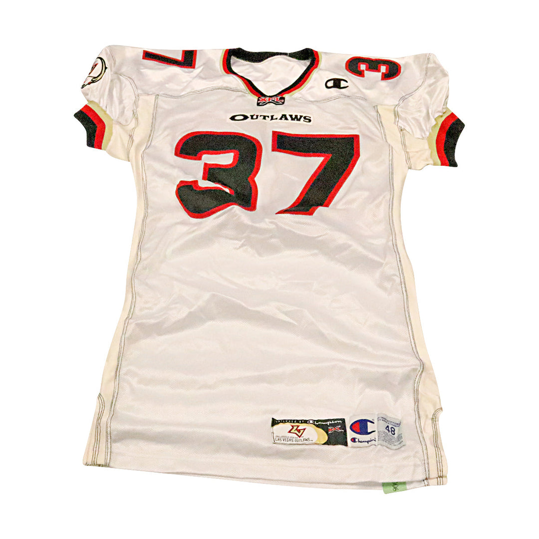 Las Vegas Outlaws 2001 #37 Team Issued Away Jersey Size 48 +2