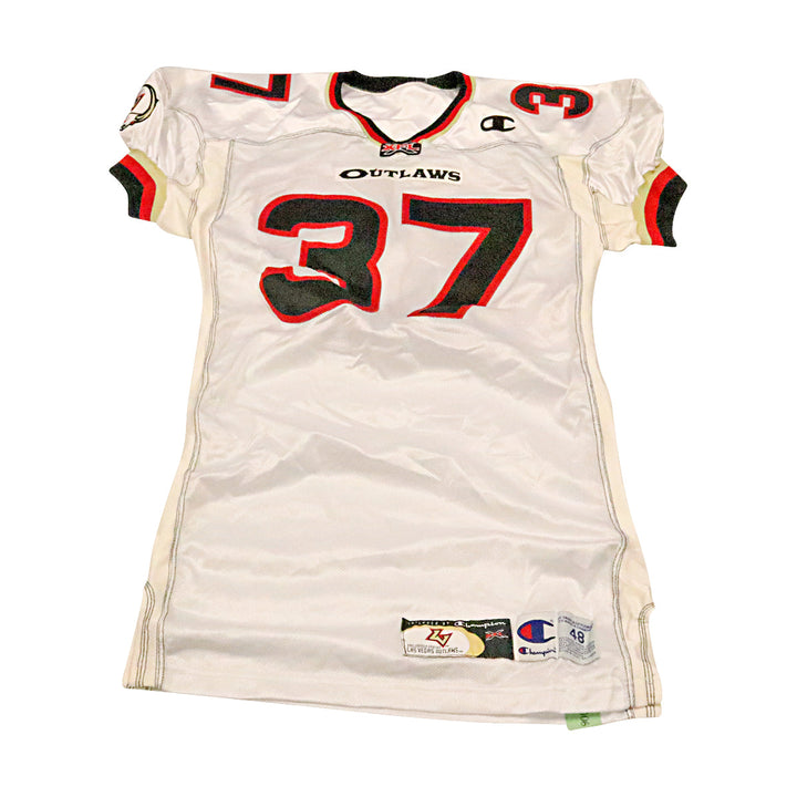 Las Vegas Outlaws 2001 #37 Team Issued Away Jersey Size 48 +2