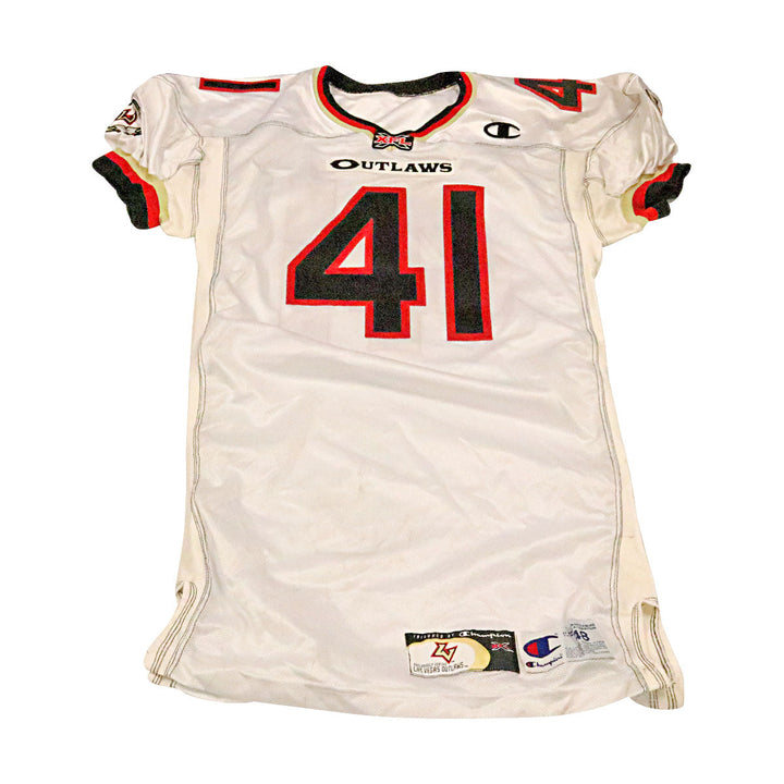 Las Vegas Outlaws 2001 #41 Team Issued Away Jersey Size 48 +2