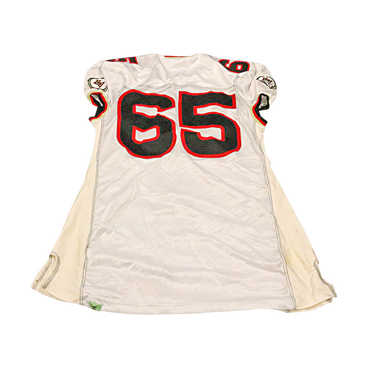 Las Vegas Outlaws 2001 #65 Team Issued Away Jersey Size 54 +2 Linemen Cut