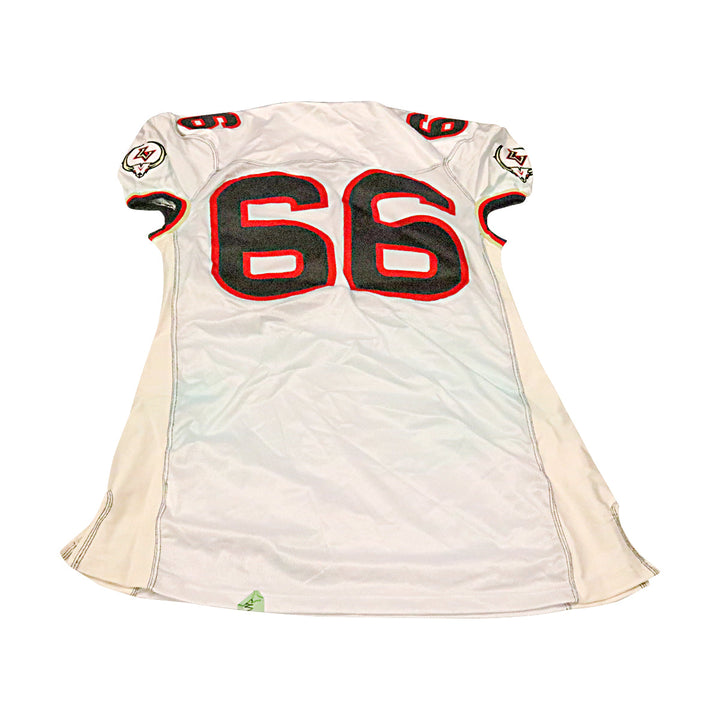 Las Vegas Outlaws 2001 #66 Team Issued Away Jersey Size 54 +2 Linemen Cut