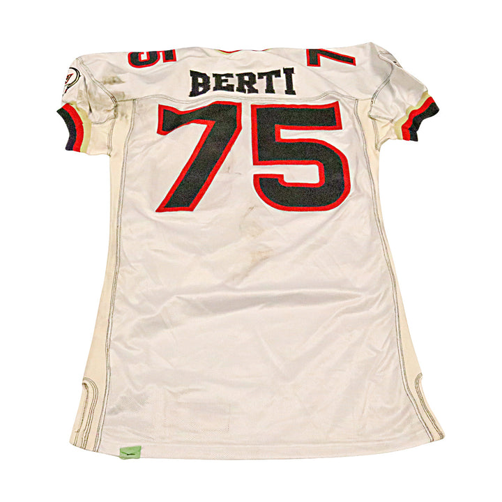 Tony Berti Las Vegas Outlaws 2001 Game Used Away Jersey Size 52 +2