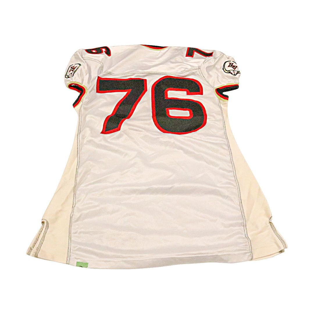Las Vegas Outlaws 2001 #76 Team Issued Away Jersey Size 54 +2 Linemen Cut