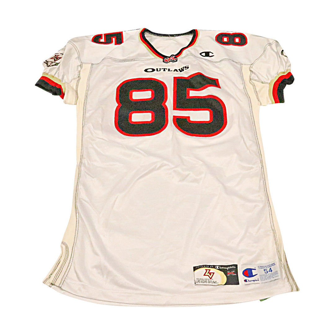 Keiron Las Vegas Outlaws 2001 Game Used Away Jersey Size Size 54 +2