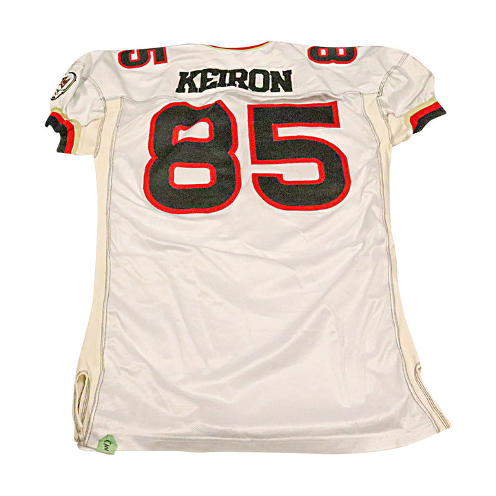 Keiron Las Vegas Outlaws 2001 Game Used Away Jersey Size Size 54 +2