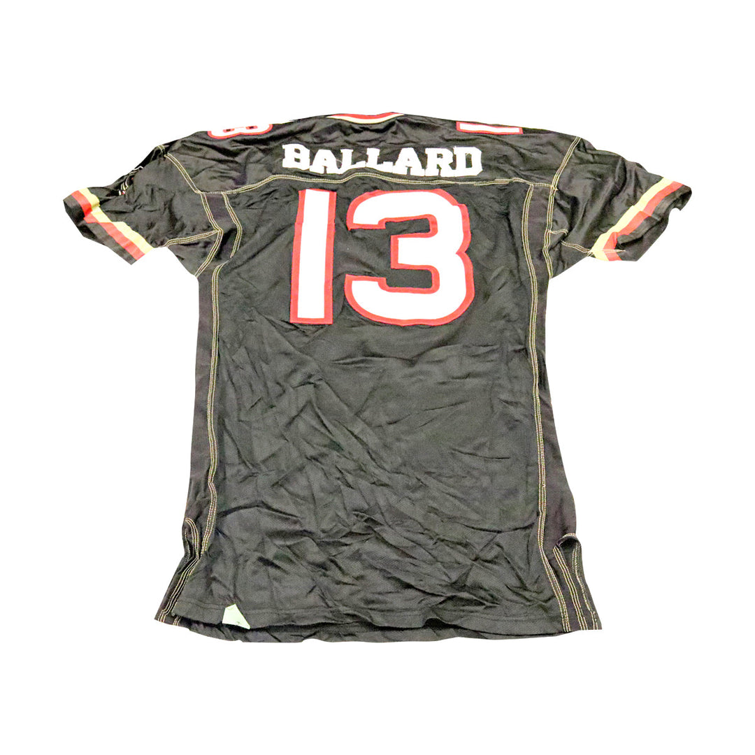 Jim Ballard Las Vegas Outlaws 2001 Game Used Home Jersey Size 48 +2