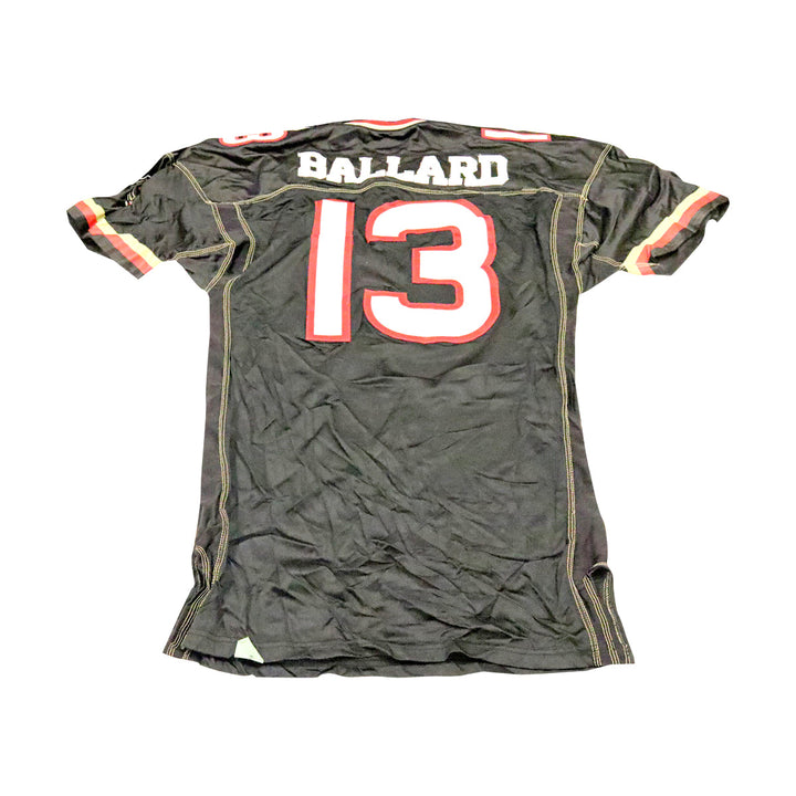 Jim Ballard Las Vegas Outlaws 2001 Game Used Home Jersey Size 48 +2