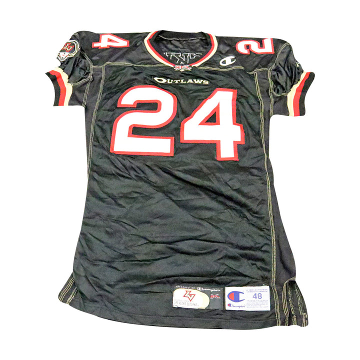 Kory Blackwell Las Vegas Outlaws 2001 Game Used Home Jersey Size 48 +2
