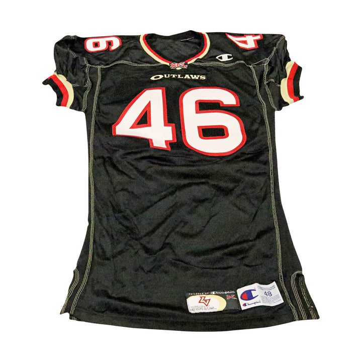 Las Vegas Outlaws 2001 #46 Team Issued Home Jersey Size 48 +2