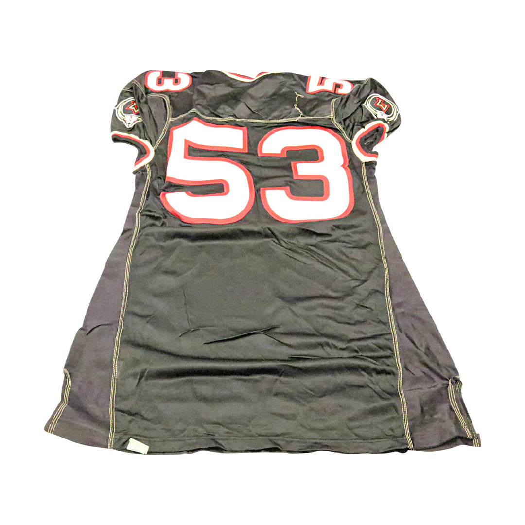 Las Vegas Outlaws 2001 #53 Team Issued Home Jersey Size 52 +2 Linemen Cut