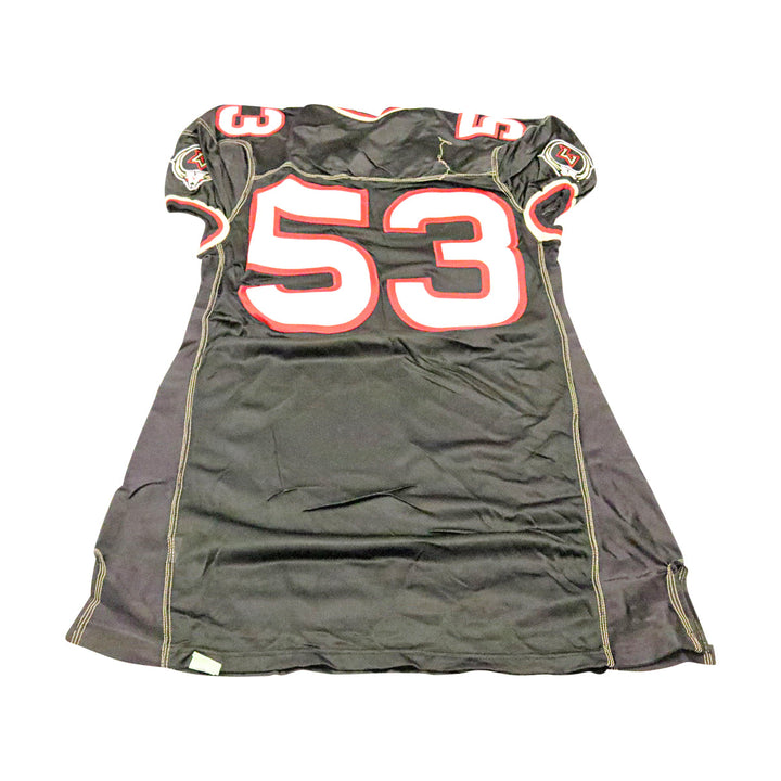 Las Vegas Outlaws 2001 #53 Team Issued Home Jersey Size 52 +2 Linemen Cut