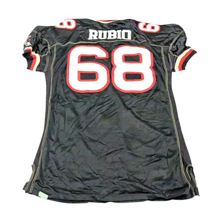 Angel Rubio Las Vegas Outlaws 2001 Game Used Home Jersey Size 56 +2