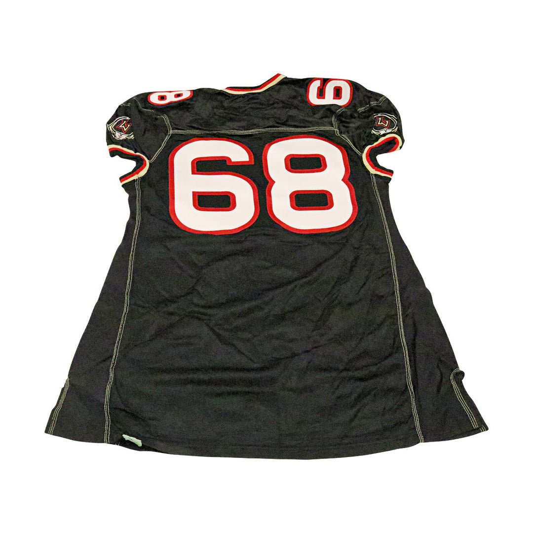 Las Vegas Outlaws 2001 #68 Team Issued Home Jersey Size 56 +2 Linemen Cut