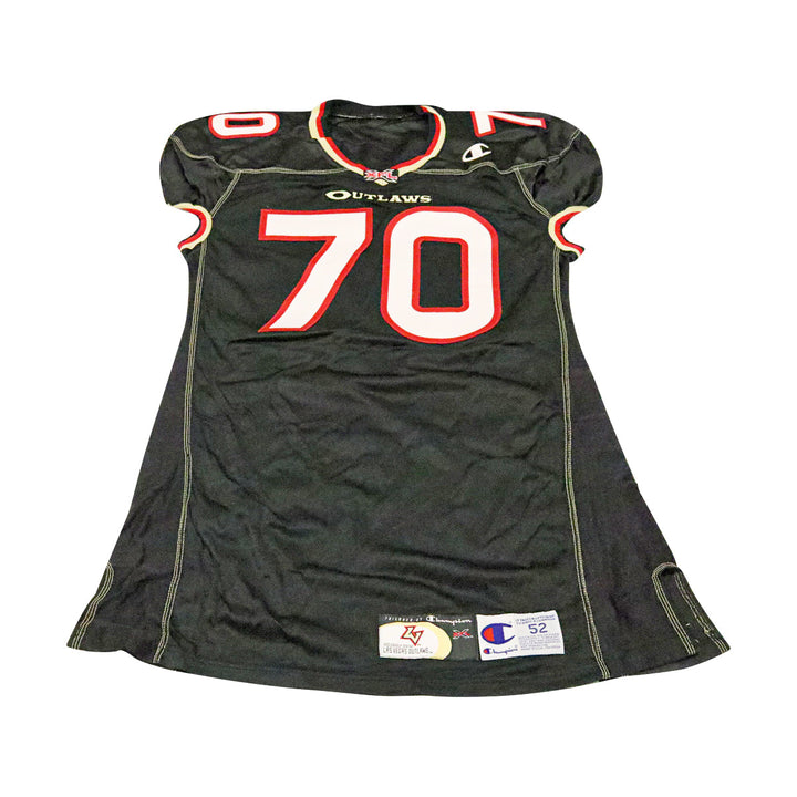 Las Vegas Outlaws 2001 #70 Team Issued Home Jersey Size 52 +2 Linemen Cut
