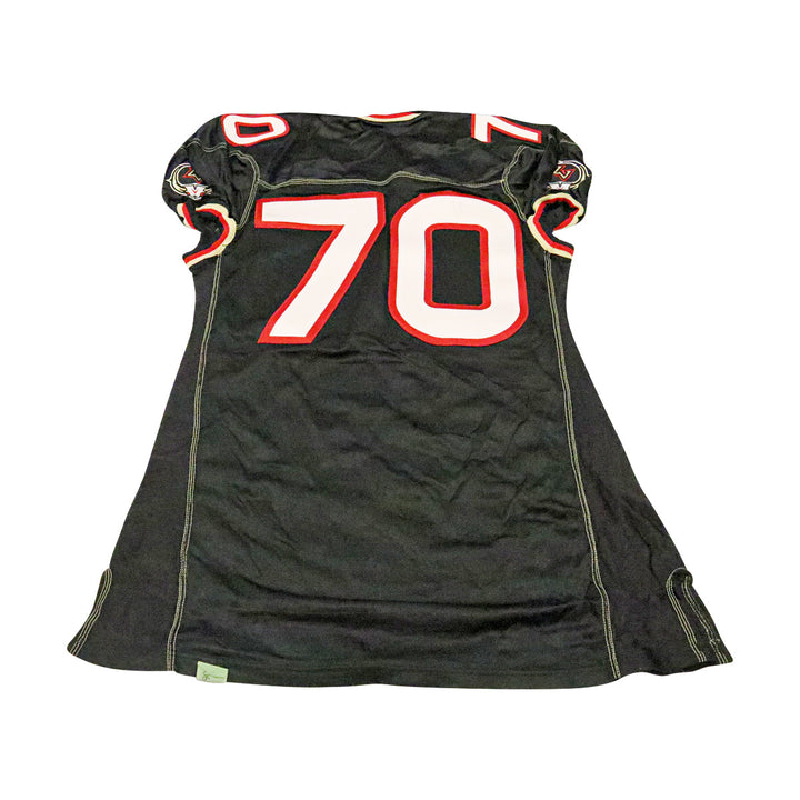 Las Vegas Outlaws 2001 #70 Team Issued Home Jersey Size 52 +2 Linemen Cut