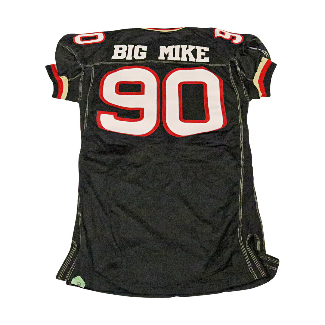Michael Mason Las Vegas Outlaws 2001 Game Used Home Jersey Size 50 +2