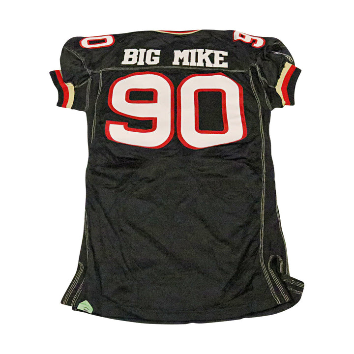 Michael Mason Las Vegas Outlaws 2001 Game Used Home Jersey Size 50 +2