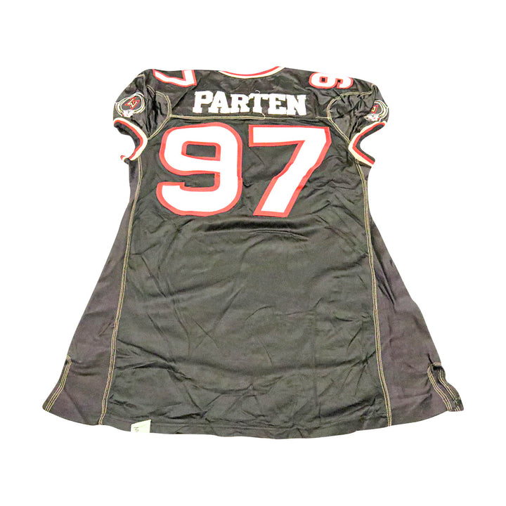 Ty Parten Las Vegas Outlaws 2001 Game Used Home Jersey Size 54 +2 Linemen Cut