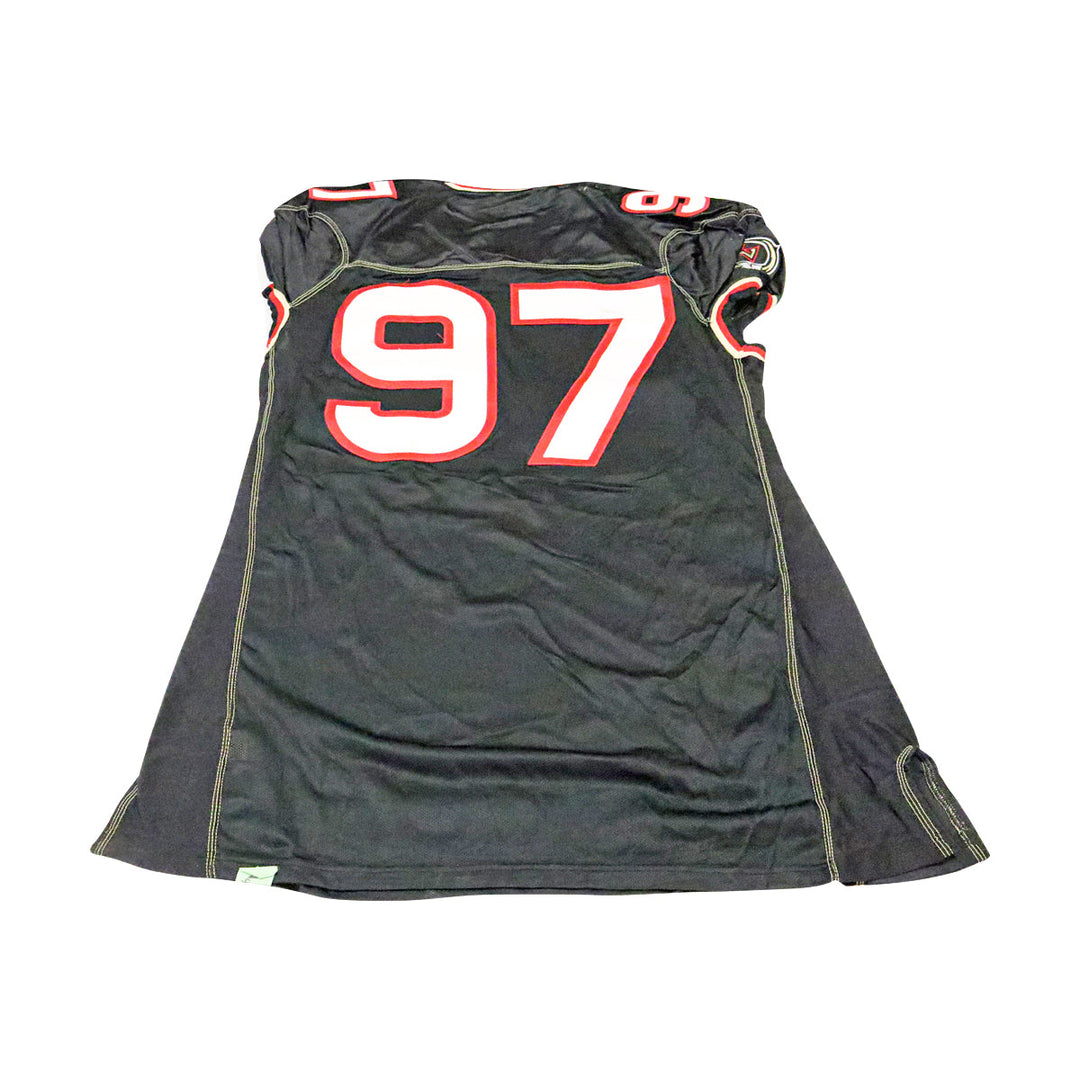 Las Vegas Outlaws 2001 #97 Team Issued Home Jersey Size 56 +2 Linemen Cut