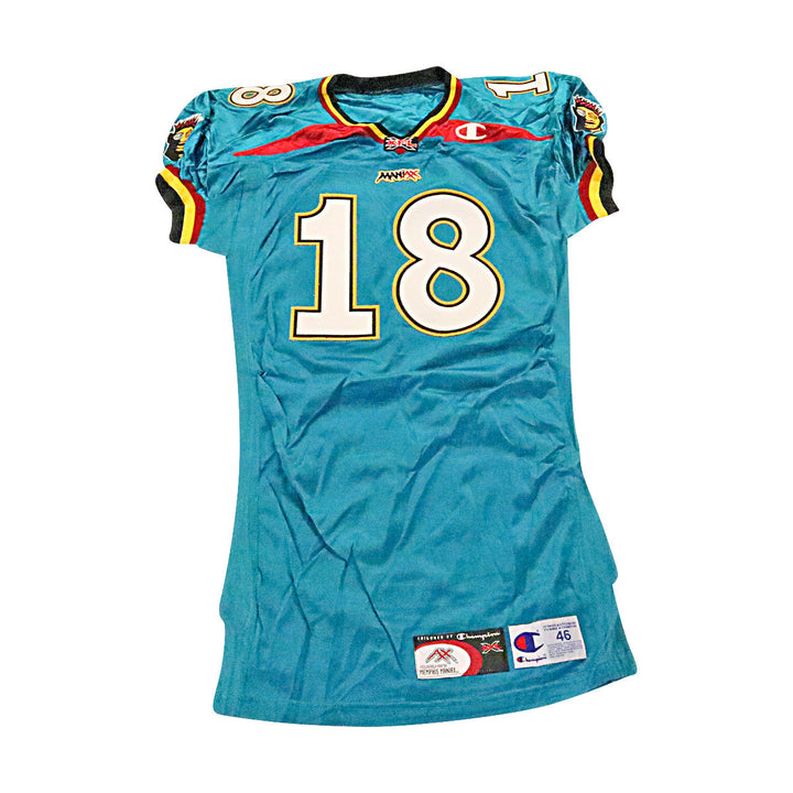 Memphis Maniax 2001 #18 Team Issued Home Jersey Size 46 +2