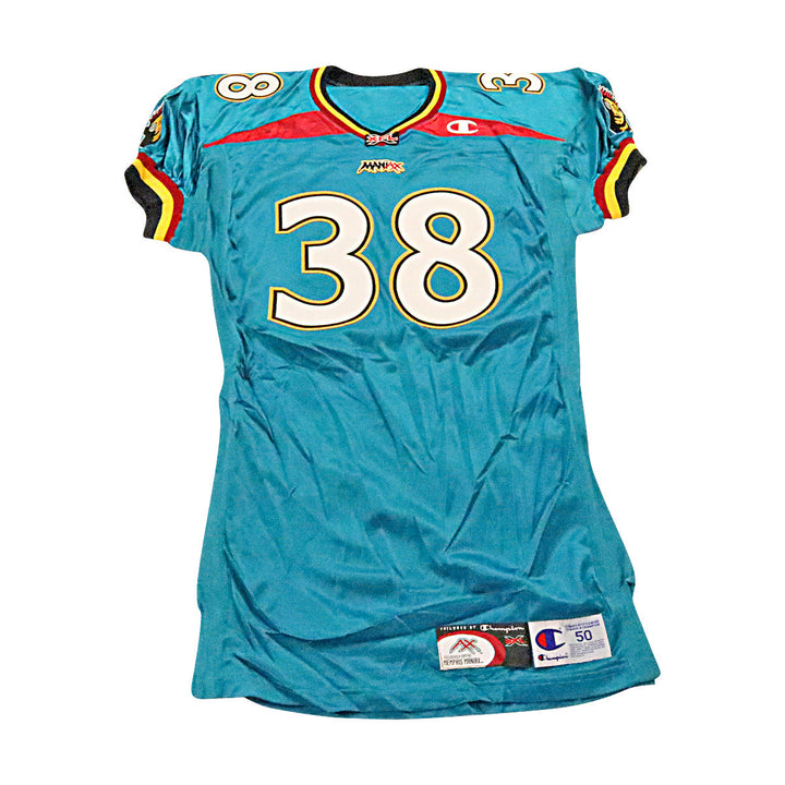 Memphis Maniax 2001 #38 Team Issued Home Jersey Size 50 +2
