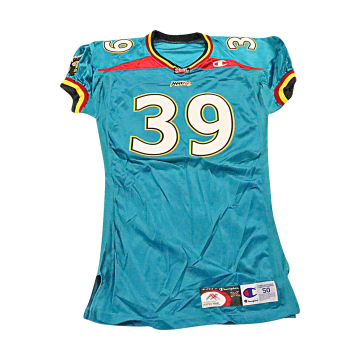 Memphis Maniax 2001 #39 Team Issued Home Jersey Size 50 +2
