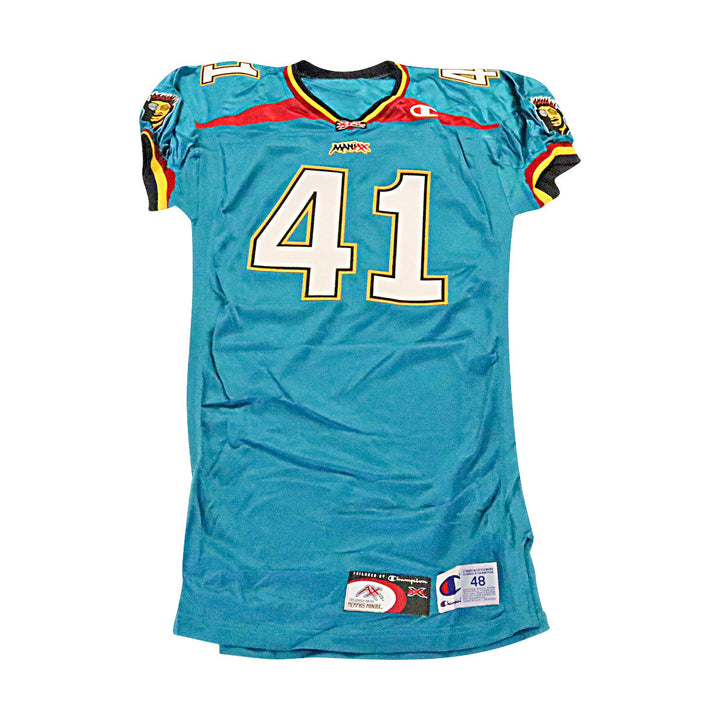Memphis Maniax 2001 #41 Team Issued Home Jersey Size 48 +2