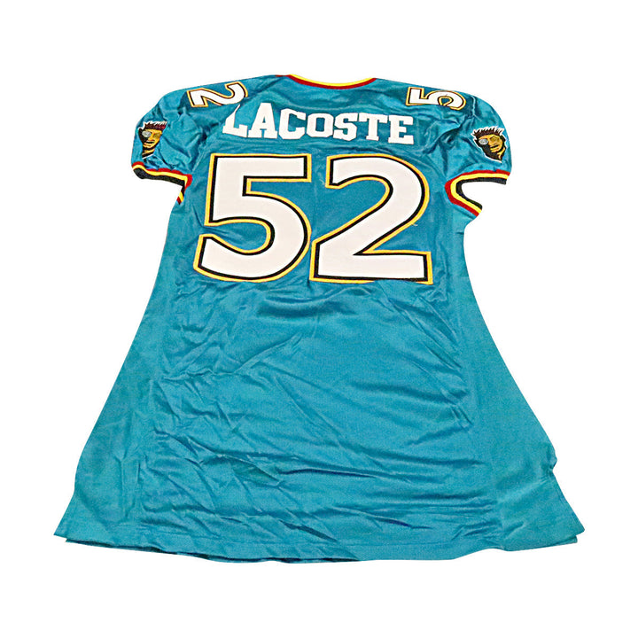 Paul LaCoste Memphis Maniax 2001 Game Used Home Jersey Size 52 +2 Linemen Cut